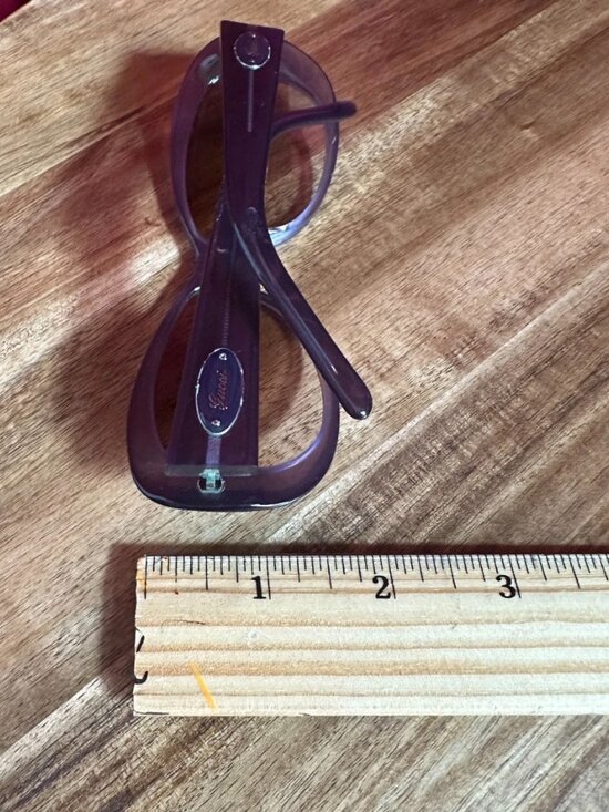 Vintage Ladies GUCCI GG2933/S Purple Butterfly Frame Sunglasses Y2k Safilo Italy main image 4